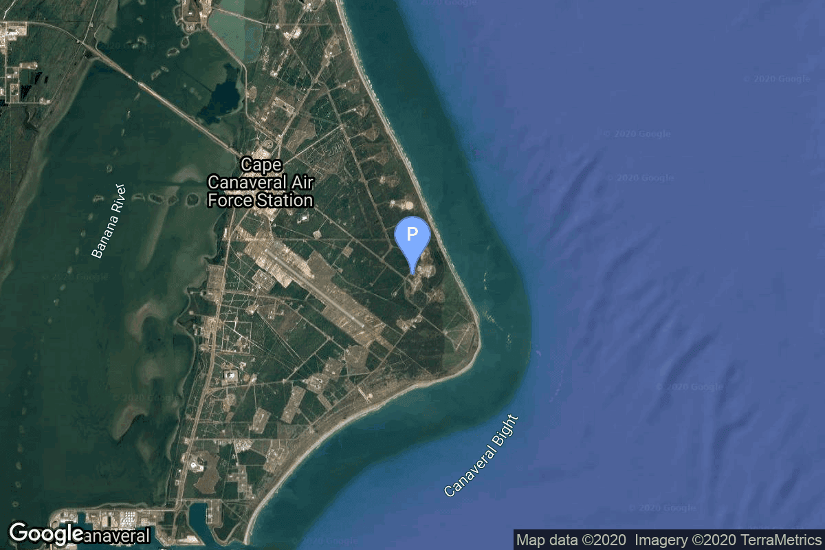 Map of Launch Complex 36A
