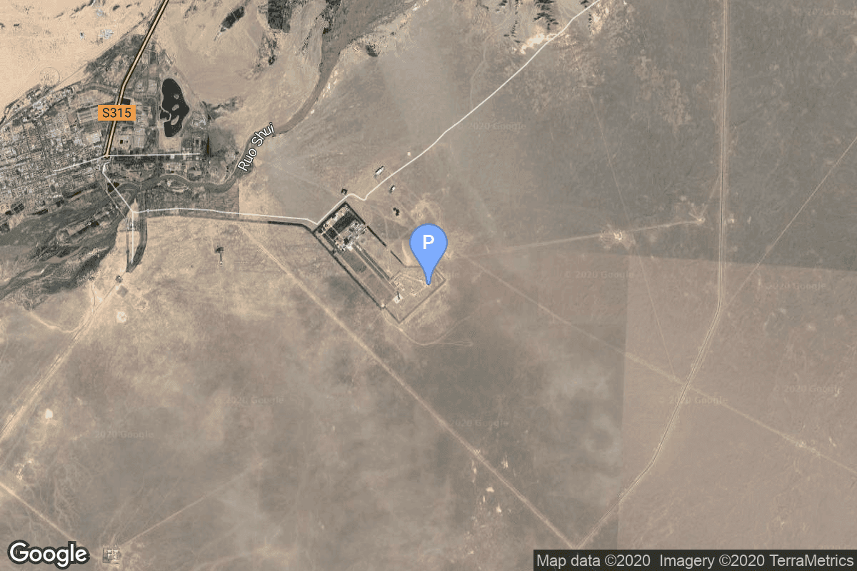 Map of Launch Area 94 (SLS-2 / 603)