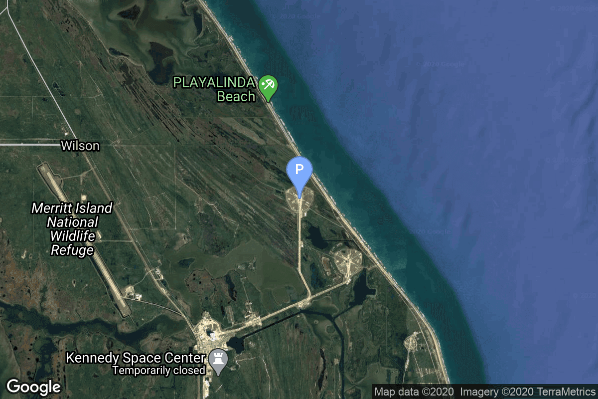 Map of Launch Complex 39B