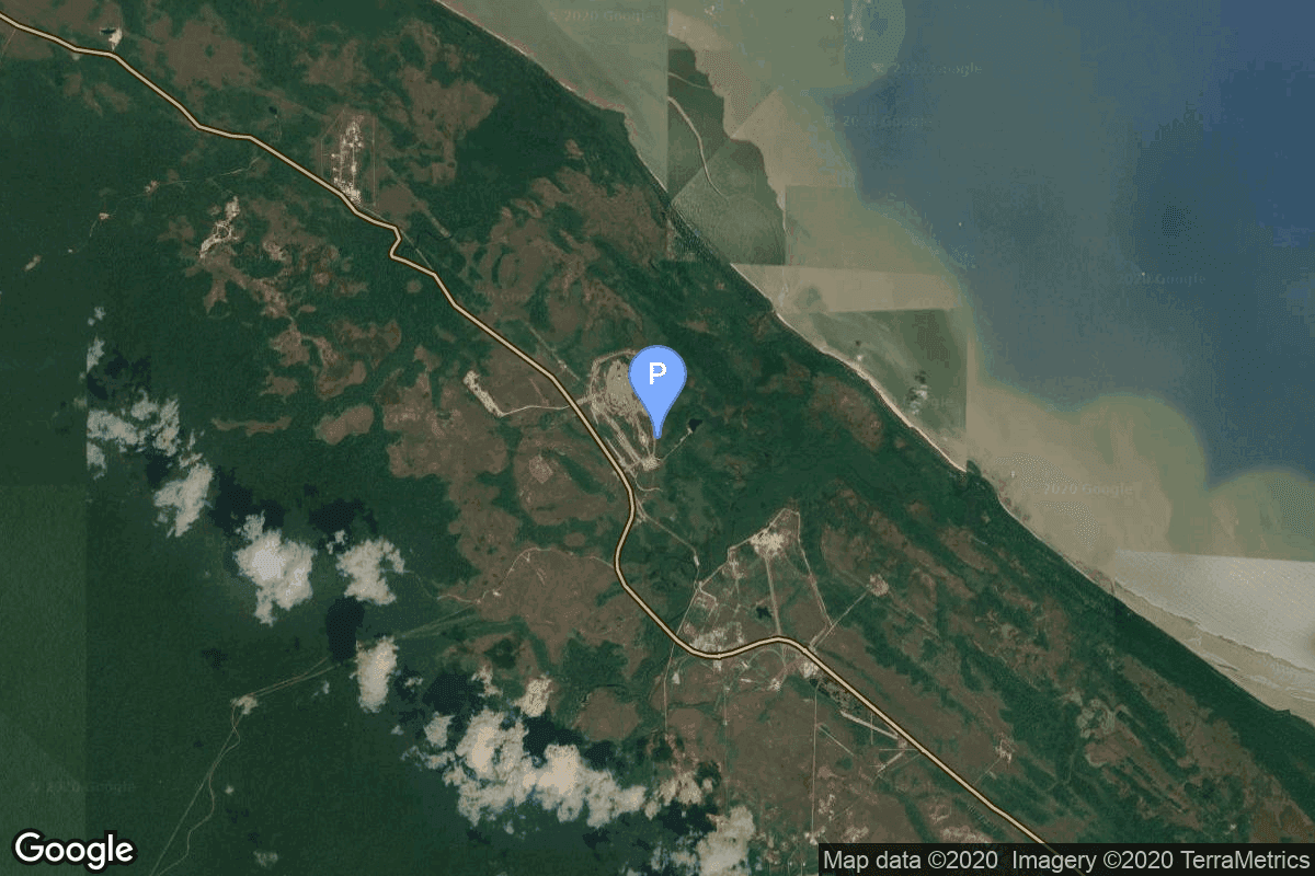 Map of Ariane Launch Area 4