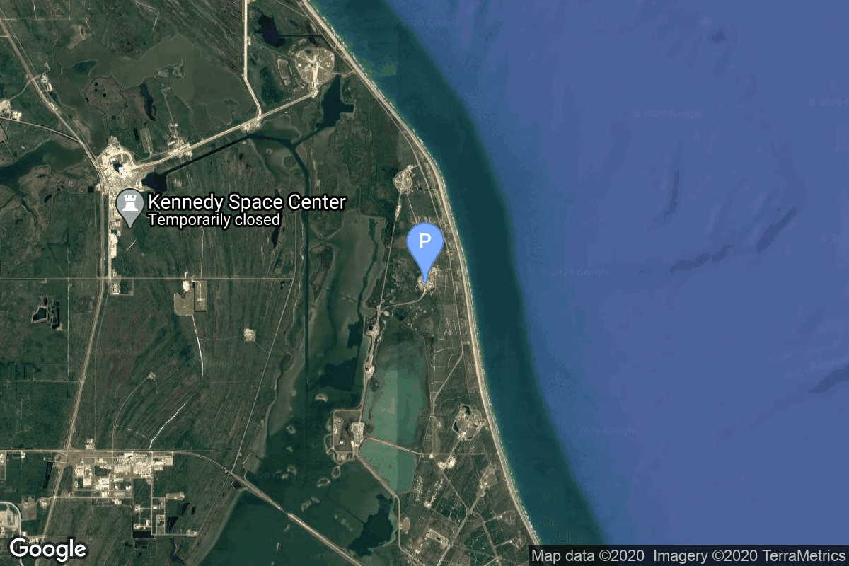 Map of Space Launch Complex 40