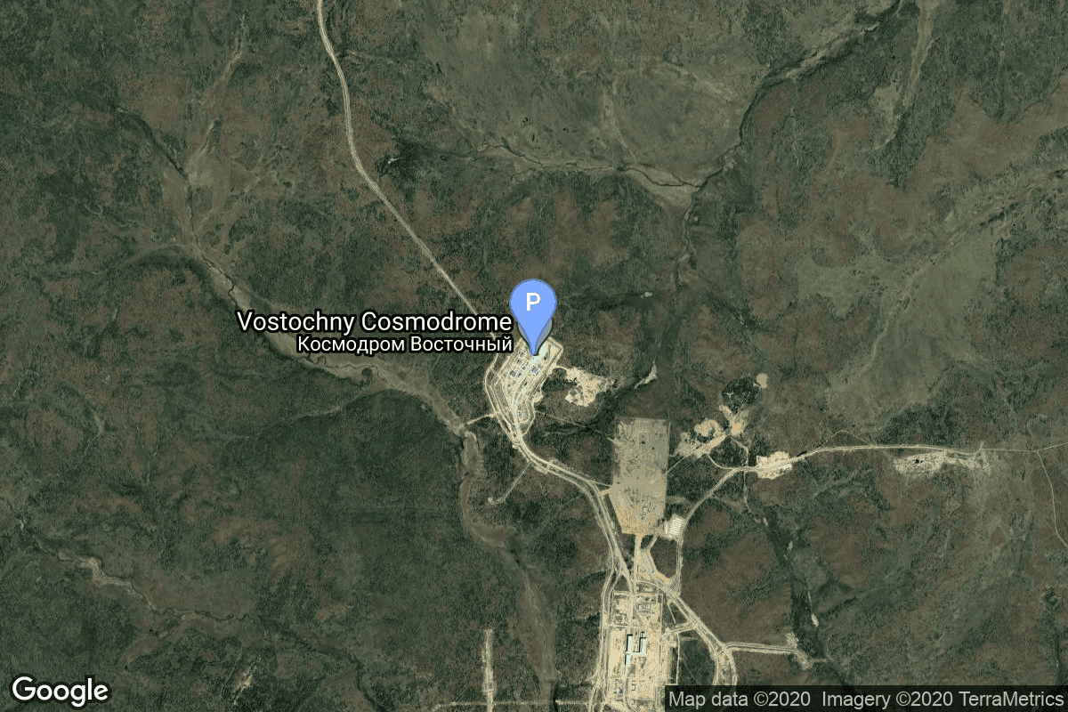 Map of Cosmodrome Site 1S