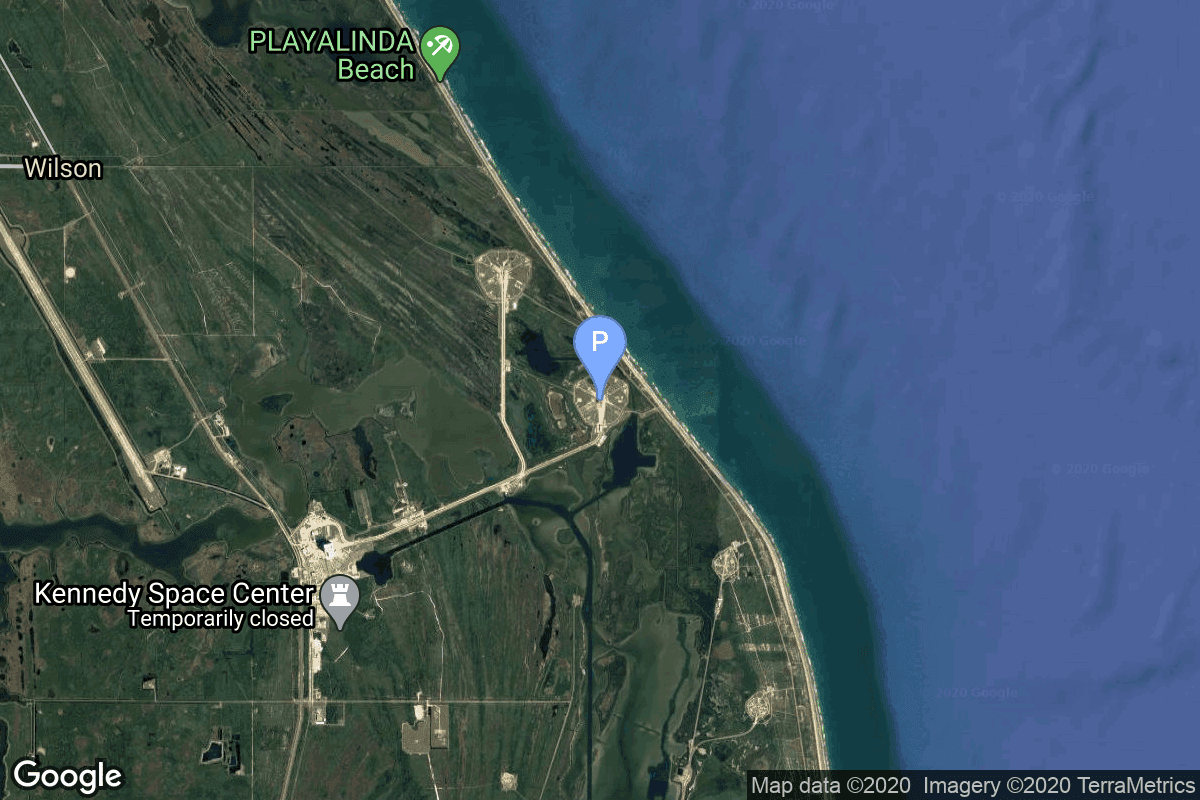 Map of Launch Complex 39A