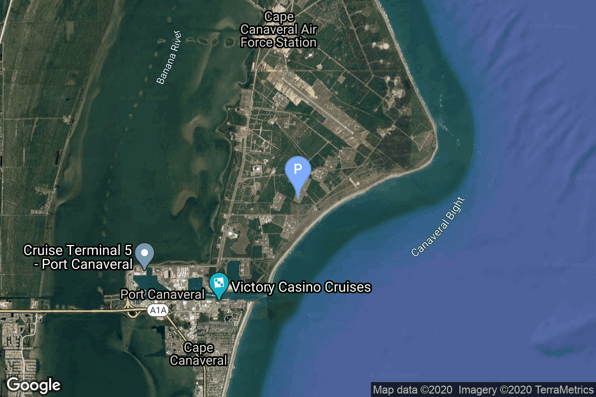 Map of Haiyang offshore launch location