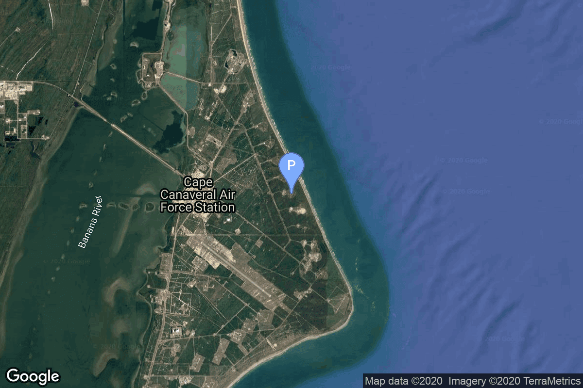 Map of Space Launch Complex 14