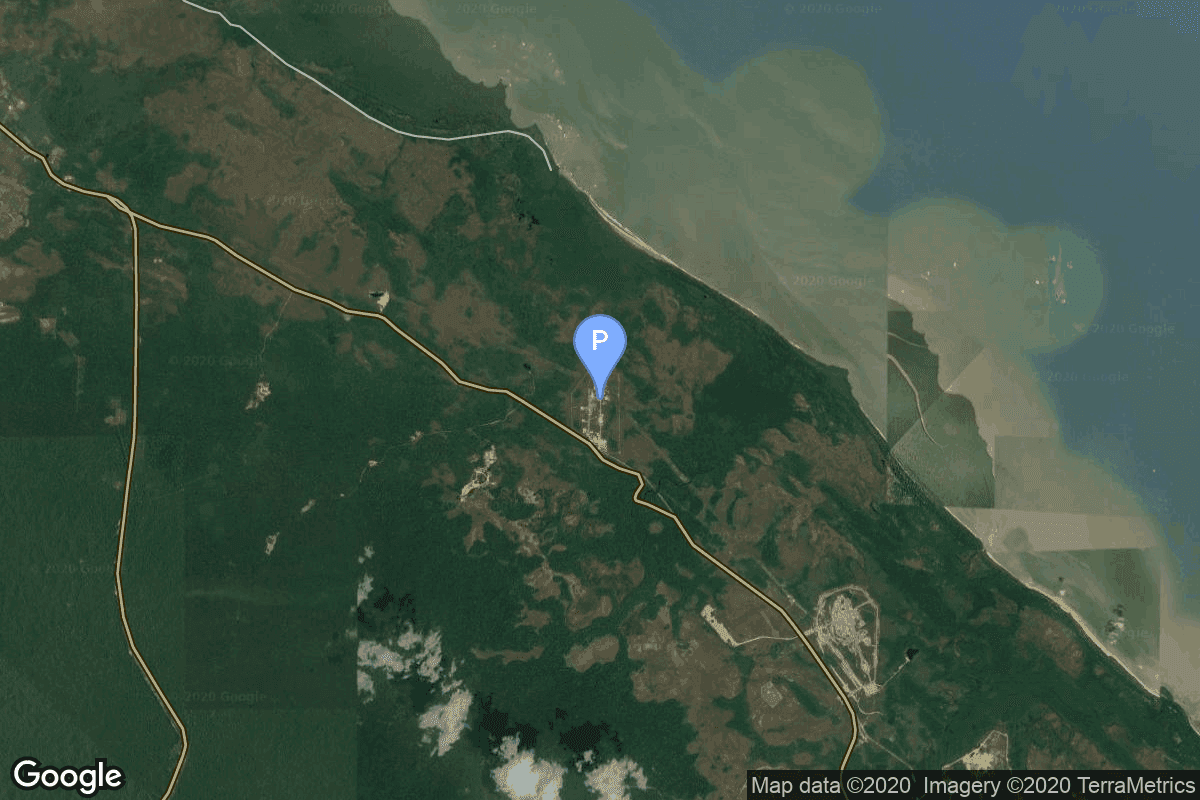 Map of Soyuz Launch Complex