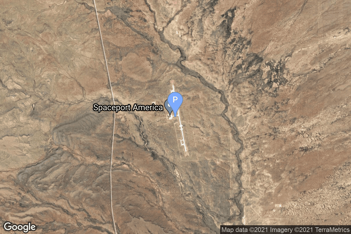 Map of Spaceport America
